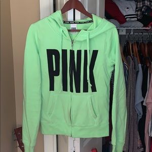 Pink Zip Up Hoodie